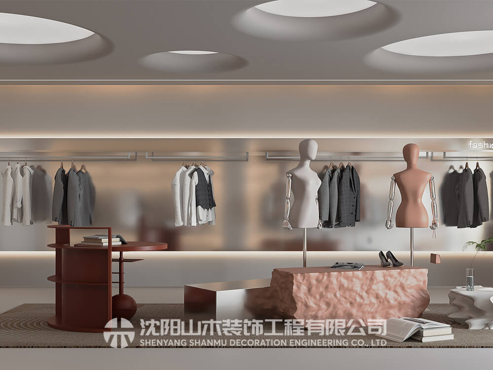 長春服裝店裝修設計